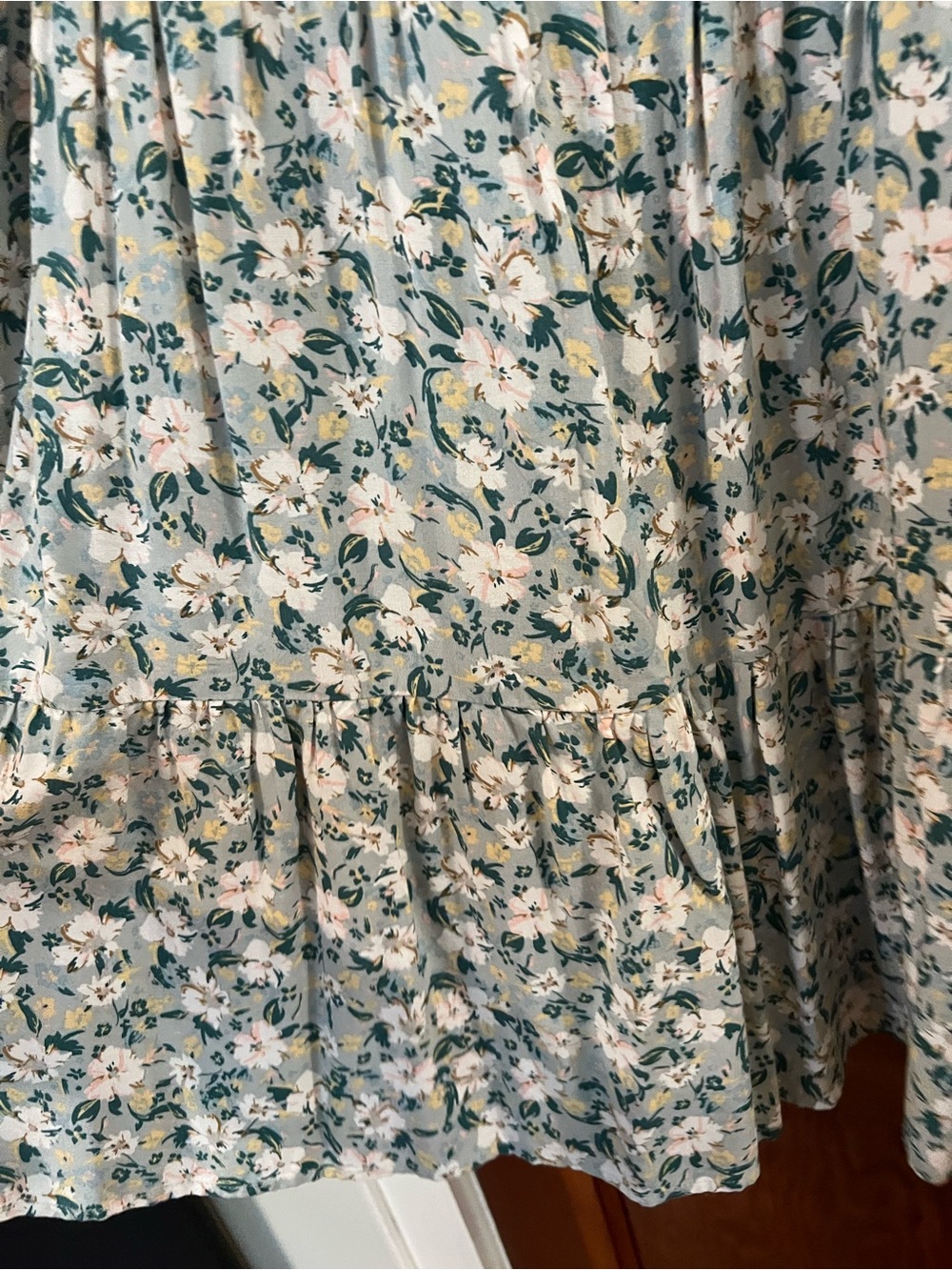 ⭐️Clearance True Craft Floral Tiered Babydoll Dress Cottagecore Boho Mini Dress - Picture 6 of 7